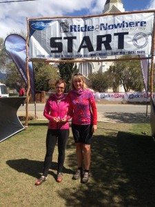 Anthea & Inge do the Ride to Nowhere in South Africa.