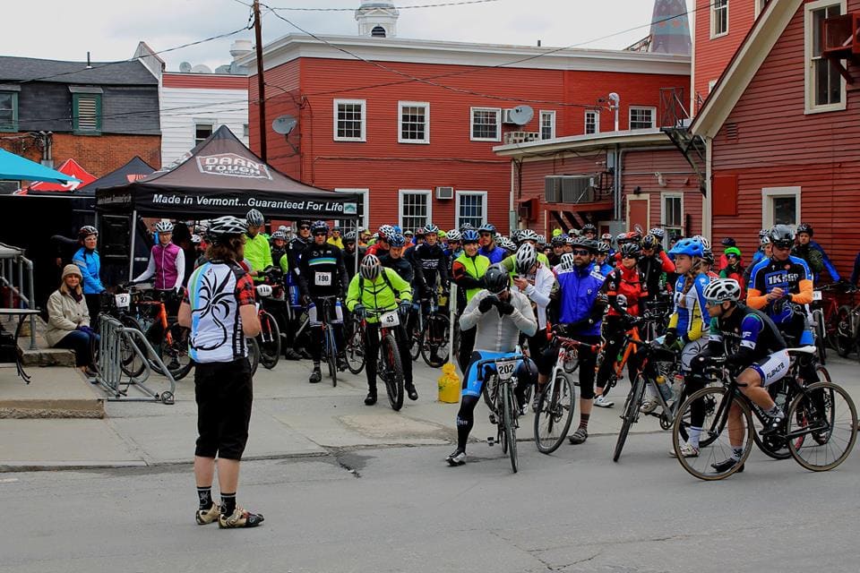 Over 200 riders lined up to grind 34 miles of gravel roads around Vermont's capitol of Montpelier. 