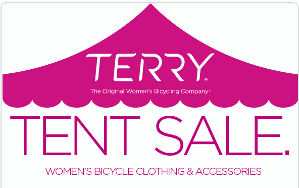 Annual Terry Tent Sale.