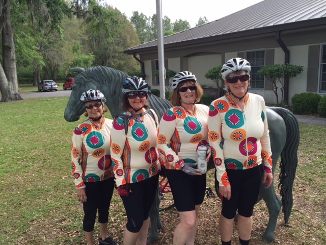 The Tally Dots from Tallahassee, at the Florida Bike Safari.