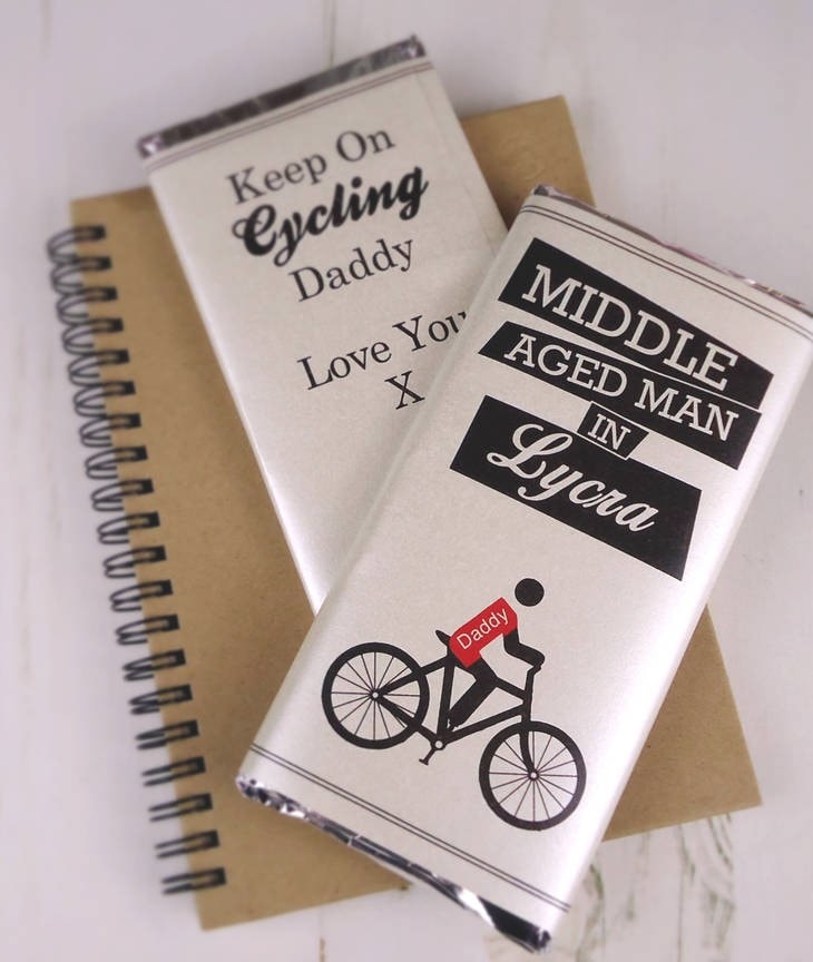 Personalized for the MAMIL (middle aged man in lycra) in your life.