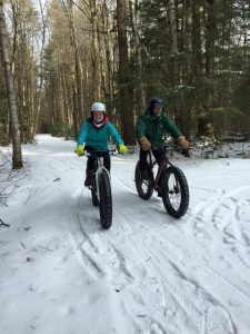 Terry staff Hitting the winter trails on a Fat Bike