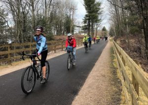 Terry Bikes Wellness Revolution group ride on the bikepath