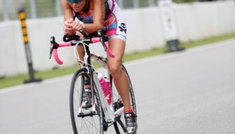 Terry sponsored duathlete Tory Jones in competition