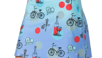 Terry Stretch Mini in Wine & Bikes