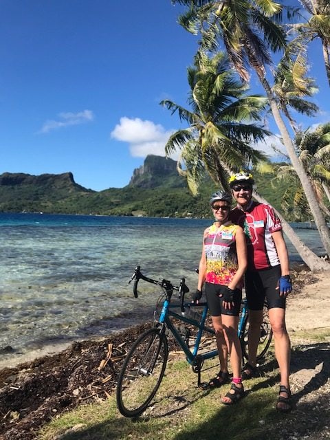 Terry Cycling Gear - Cindy rocks the Terry Breakaway Mesh in Notre Dame, on Bora Bora