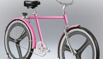 Velocipedia pink bike rendition