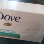 Image of Dove soap, a good choice for personal cleansing sensitive areas to reduce cycling discomfort.
