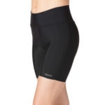 Photo of close side view of Terry Chill 5 cycling shorts showing product detail
