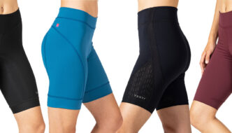 A line up of four new women's bike shorts from Terry for 2021